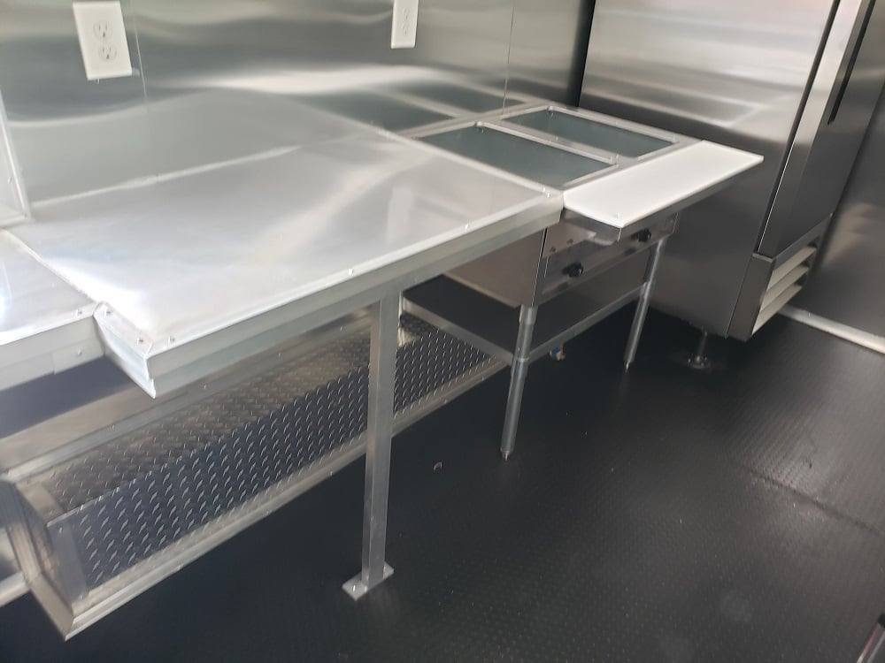 77-8.5-x-16-black-custom-concession-food-trailer-with-appliances-6.jpg 8.5' x 16' Black Custom Concession Food Trailer With Appliances