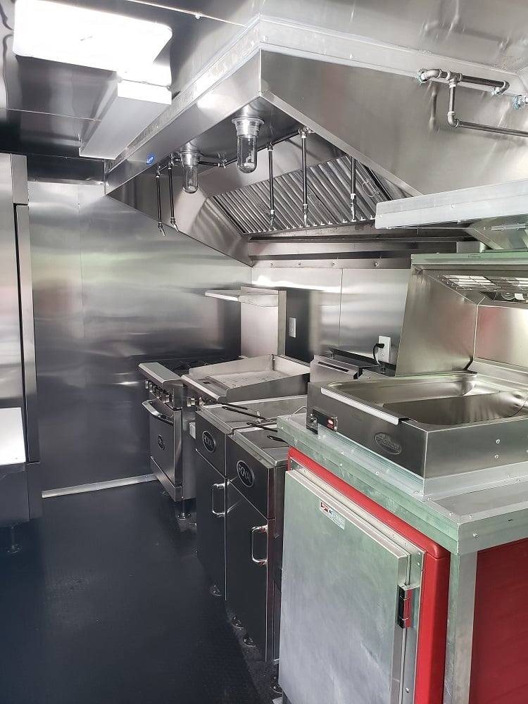 77-8.5-x-16-black-custom-concession-food-trailer-with-appliances-8.jpg 8.5' x 16' Black Custom Concession Food Trailer With Appliances