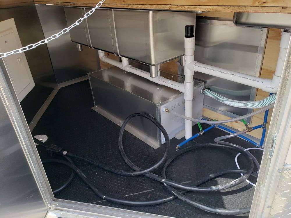 77-8.5-x-16-black-custom-concession-food-trailer-with-appliances-9.jpg 8.5' x 16' Black Custom Concession Food Trailer With Appliances