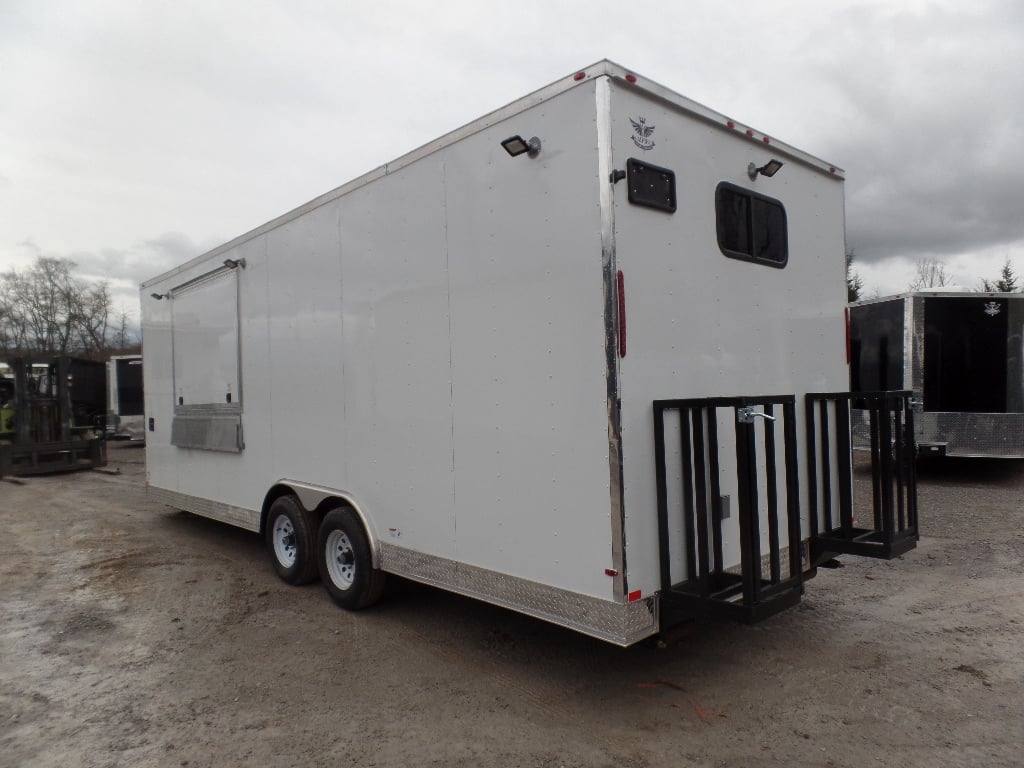 771-8.5-x-24-white-v-nose-concession-food-trailer-12.jpg 8.5' x 24' White V-Nose Concession Food Trailer