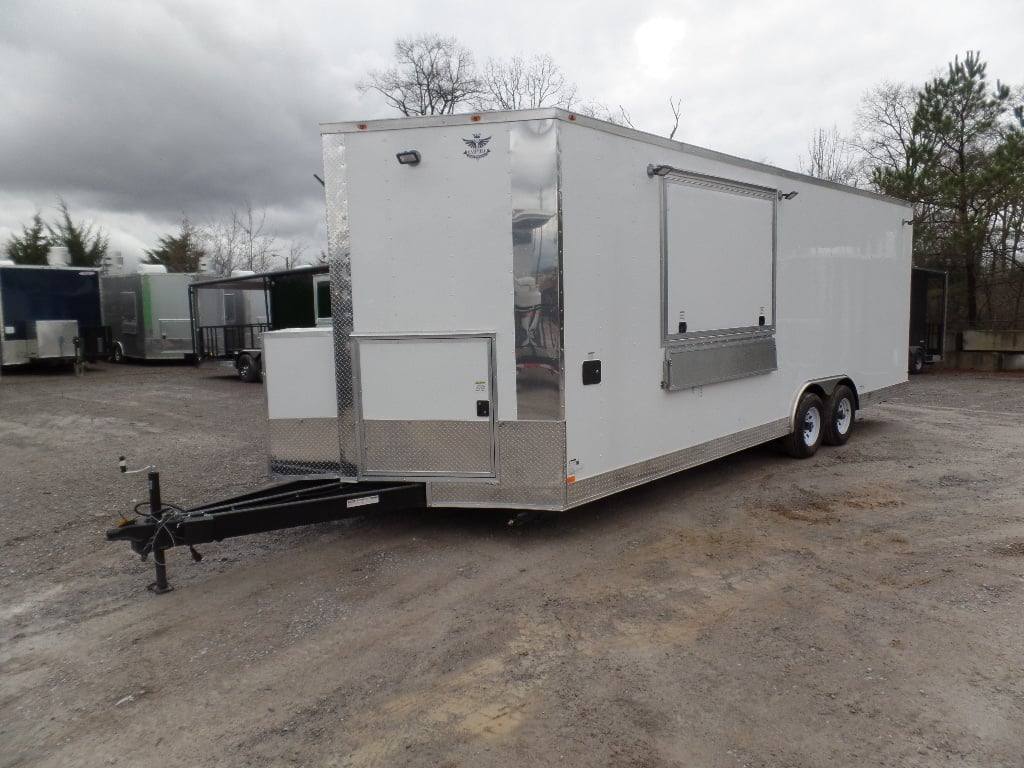 771-8.5-x-24-white-v-nose-concession-food-trailer-17.jpg 8.5' x 24' White V-Nose Concession Food Trailer
