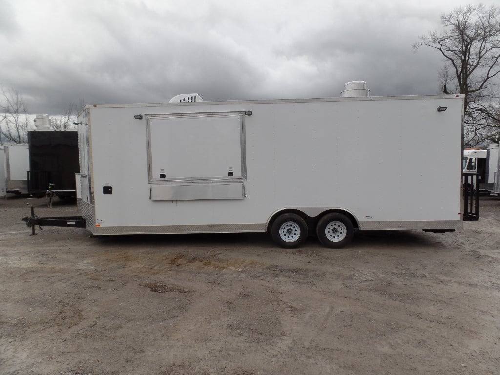 771-8.5-x-24-white-v-nose-concession-food-trailer-23.jpg 8.5' x 24' White V-Nose Concession Food Trailer