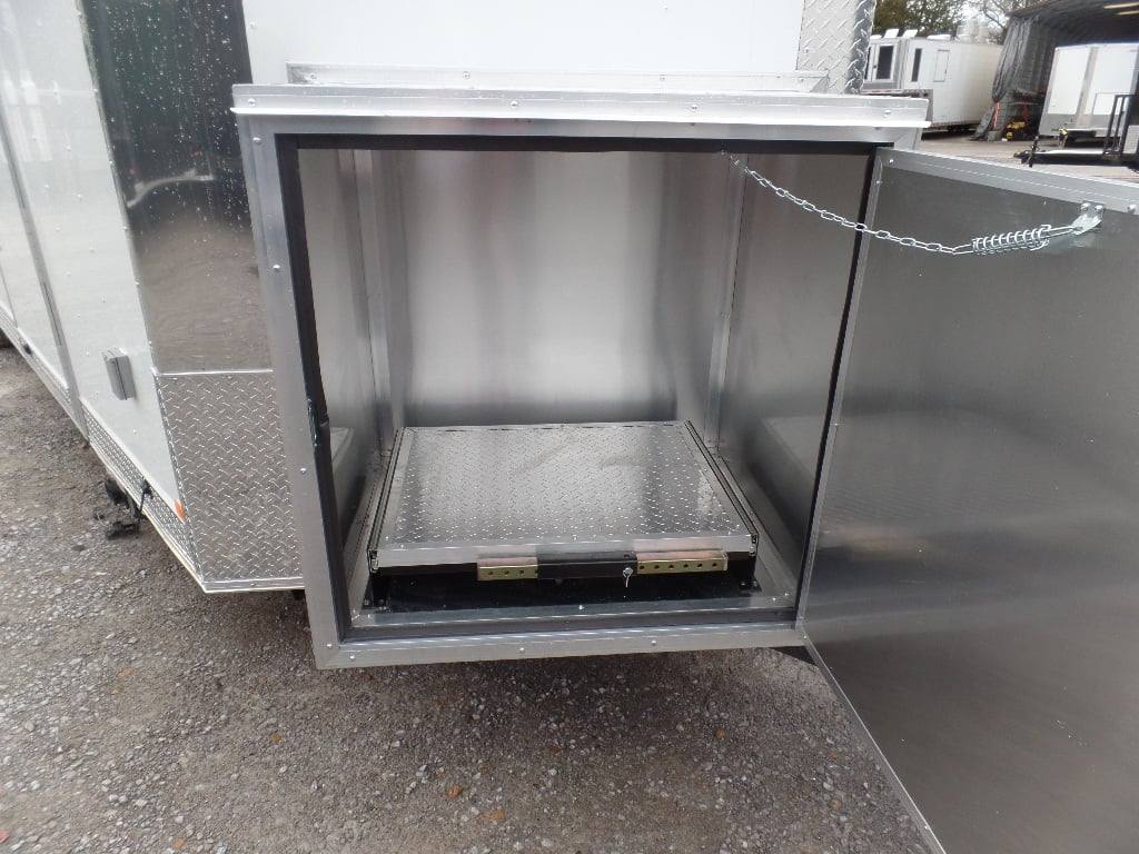 771-8.5-x-24-white-v-nose-concession-food-trailer-24.jpg 8.5' x 24' White V-Nose Concession Food Trailer