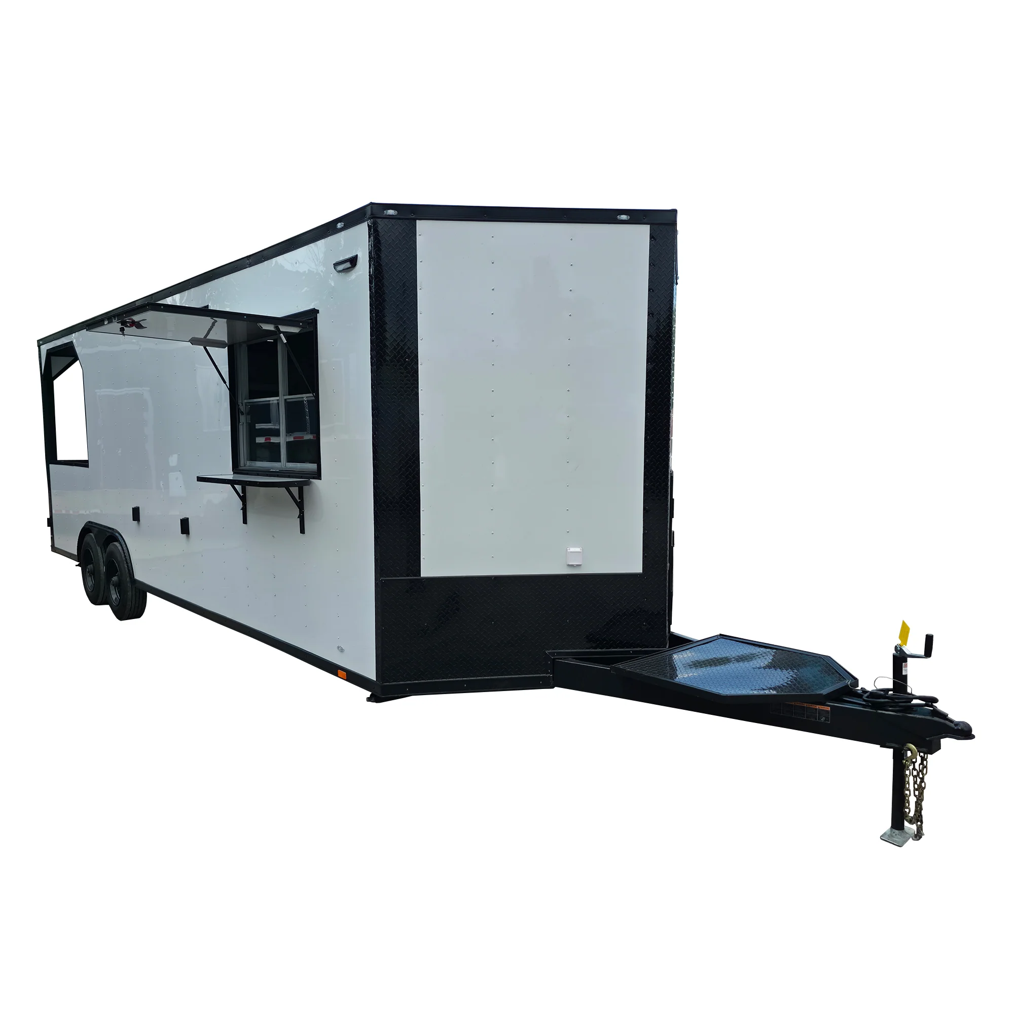 772-8.5-x-24-white-with-black-out-concession-trailer-with-6ft-porch-1.webp 8.5' X 24' White With Black Out Concession Trailer With 6ft Porch