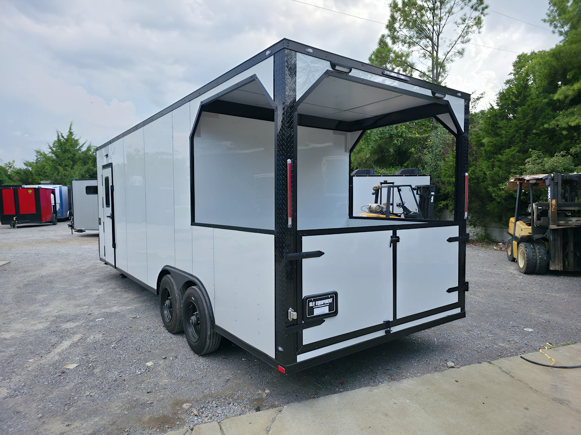 772-8.5-x-24-white-with-black-out-concession-trailer-with-6ft-porch-11.webp 8.5' X 24' White With Black Out Concession Trailer With 6ft Porch