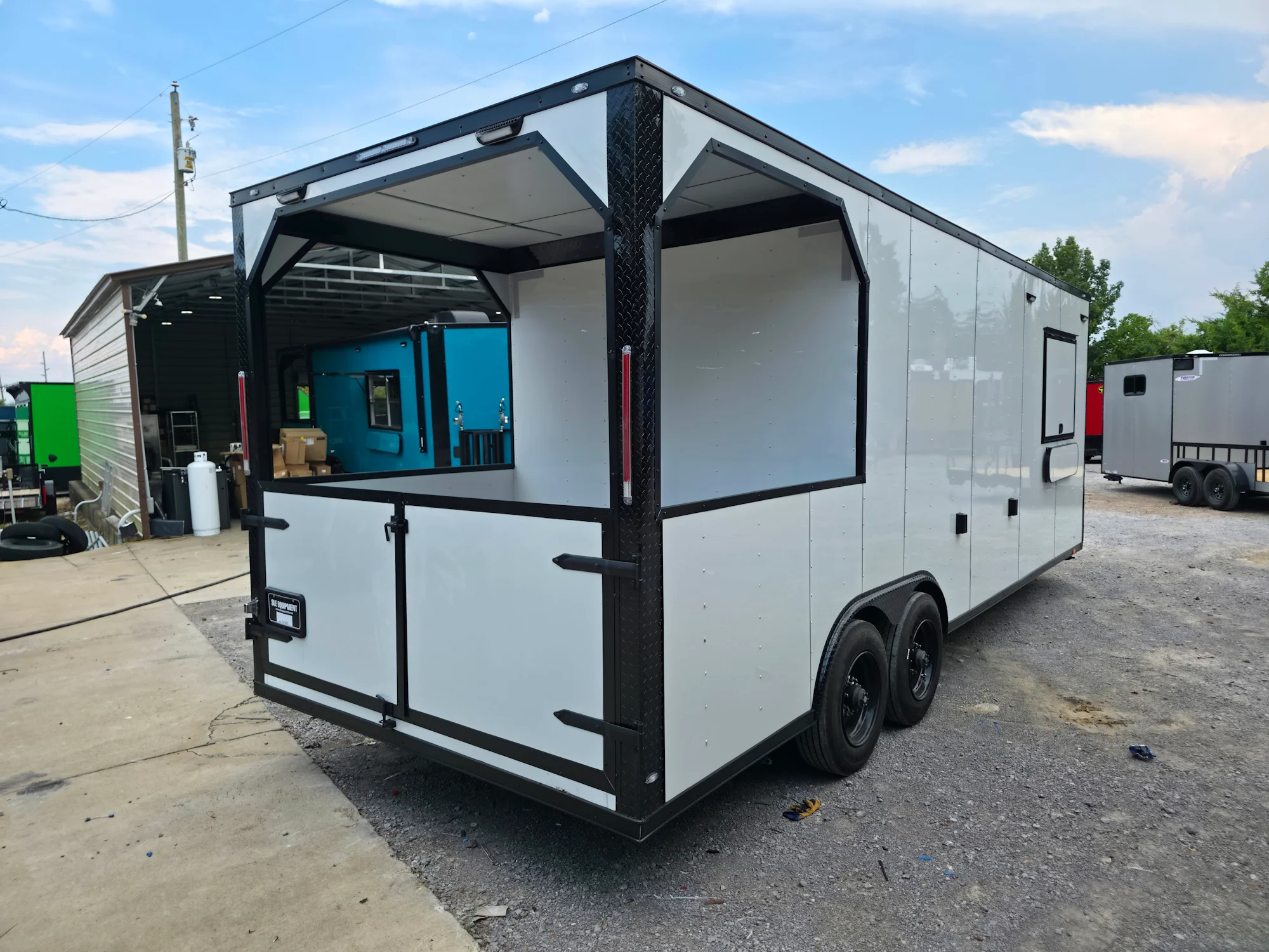 772-8.5-x-24-white-with-black-out-concession-trailer-with-6ft-porch-13.webp 8.5' X 24' White With Black Out Concession Trailer With 6ft Porch