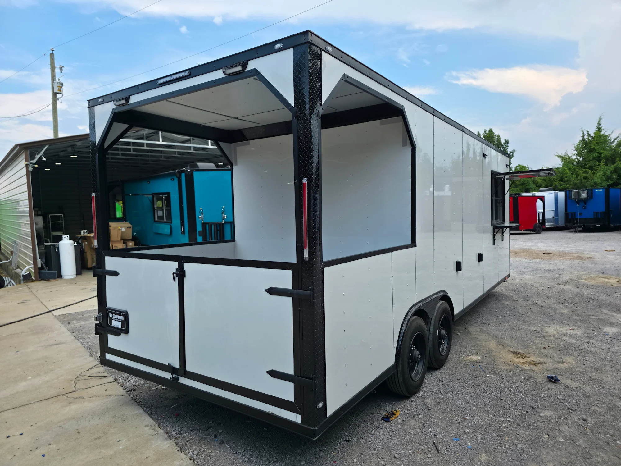 772-8.5-x-24-white-with-black-out-concession-trailer-with-6ft-porch-16.webp 8.5' X 24' White With Black Out Concession Trailer With 6ft Porch