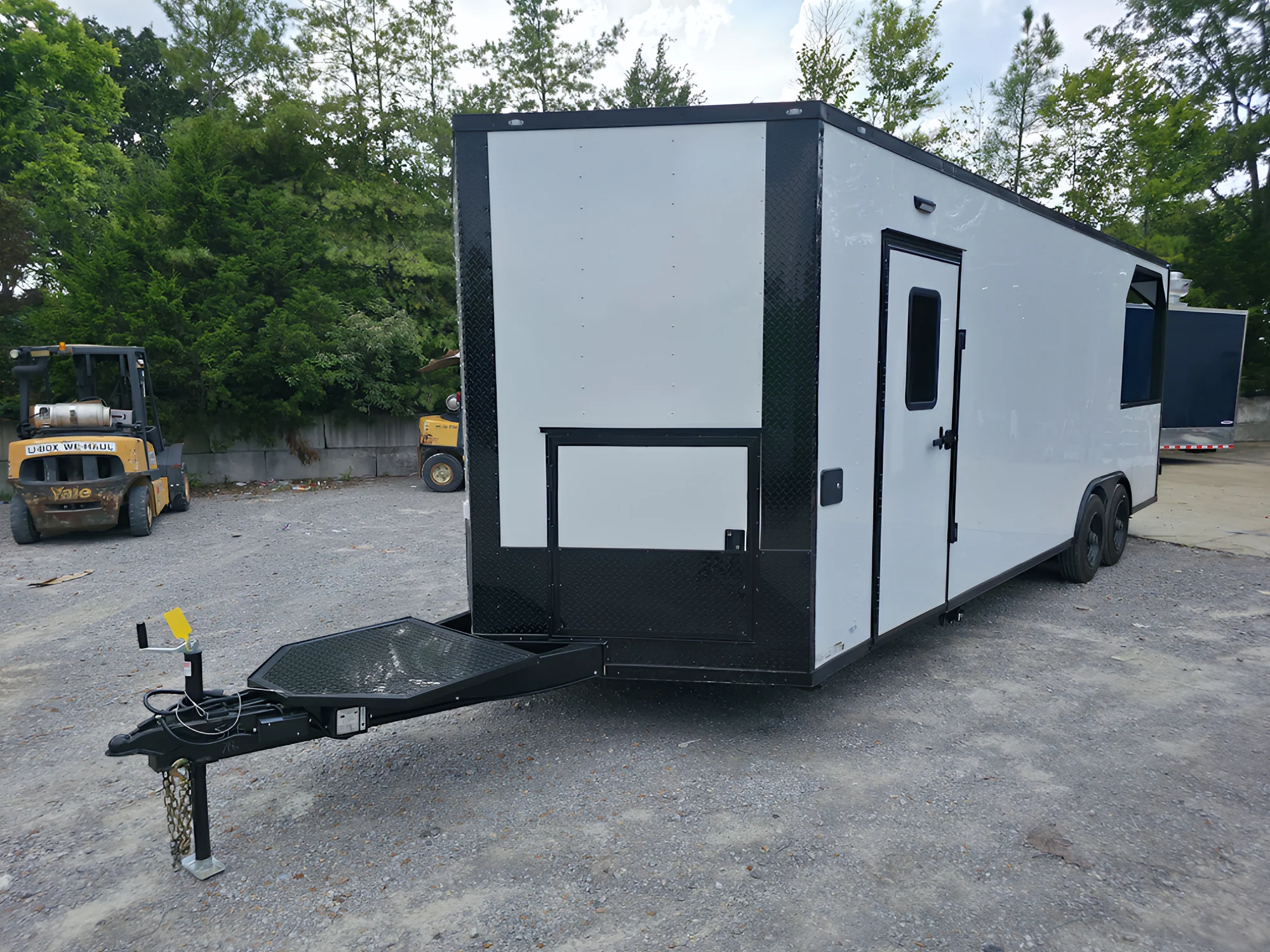 772-8.5-x-24-white-with-black-out-concession-trailer-with-6ft-porch-8.webp 8.5' X 24' White With Black Out Concession Trailer With 6ft Porch