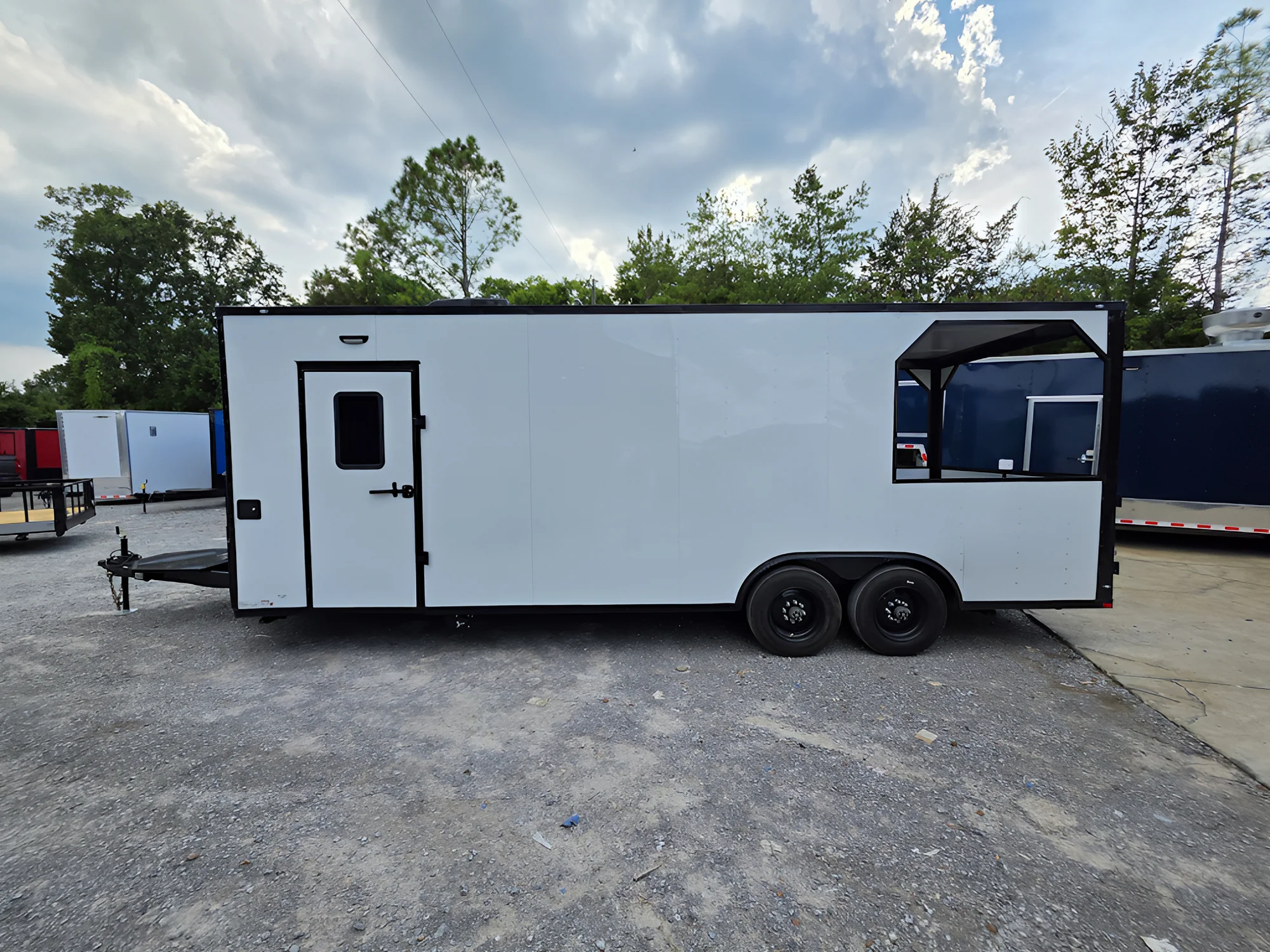 772-8.5-x-24-white-with-black-out-concession-trailer-with-6ft-porch-9.webp 8.5' X 24' White With Black Out Concession Trailer With 6ft Porch