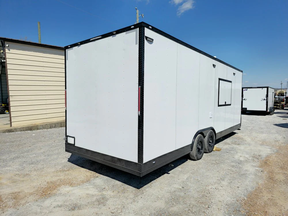 773-8.5-x-24-white-with-blackout-all-electric-food-trailer-event-catering-11.webp 8.5' X 24' White With Blackout All Electric Food Trailer Event Catering