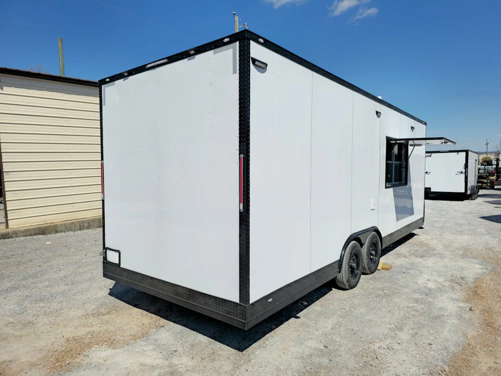 773-8.5-x-24-white-with-blackout-all-electric-food-trailer-event-catering-14.webp 8.5' X 24' White With Blackout All Electric Food Trailer Event Catering
