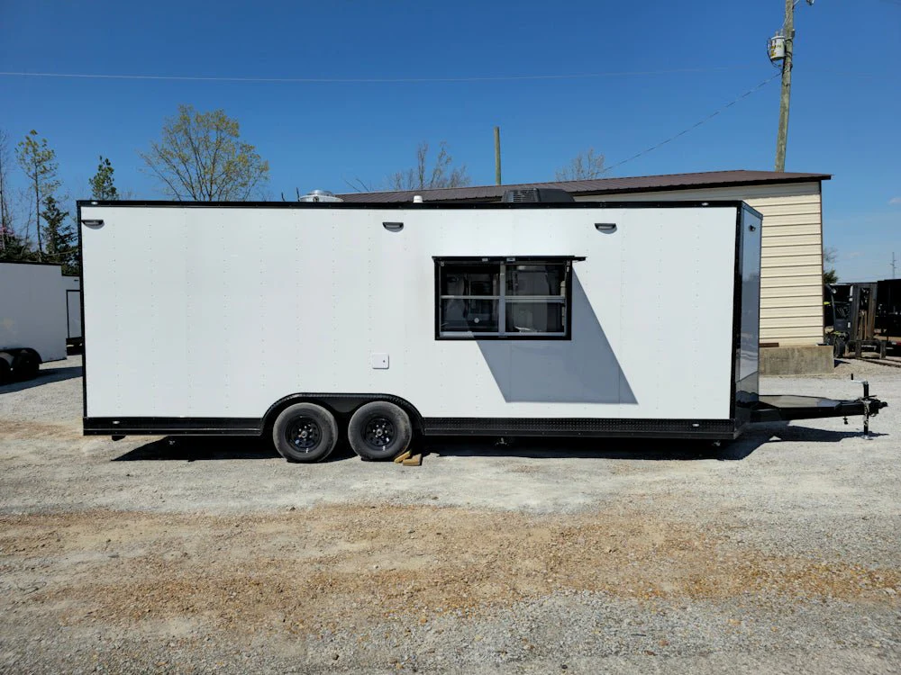 773-8.5-x-24-white-with-blackout-all-electric-food-trailer-event-catering-15.webp 8.5' X 24' White With Blackout All Electric Food Trailer Event Catering