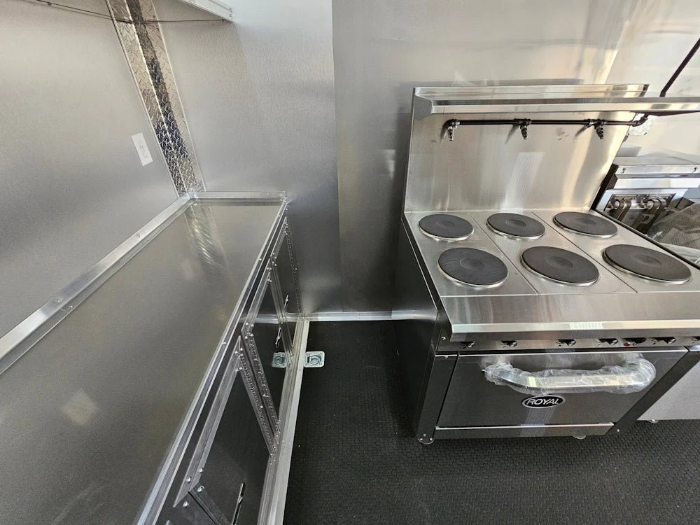 773-8.5-x-24-white-with-blackout-all-electric-food-trailer-event-catering-23.webp 8.5' X 24' White With Blackout All Electric Food Trailer Event Catering