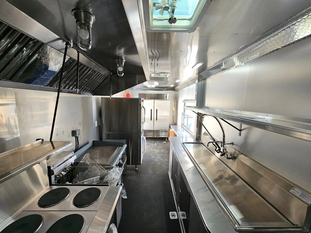 773-8.5-x-24-white-with-blackout-all-electric-food-trailer-event-catering-26.webp 8.5' X 24' White With Blackout All Electric Food Trailer Event Catering