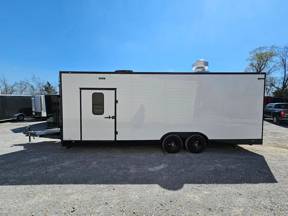 773-8.5-x-24-white-with-blackout-all-electric-food-trailer-event-catering-7.webp 8.5' X 24' White With Blackout All Electric Food Trailer Event Catering