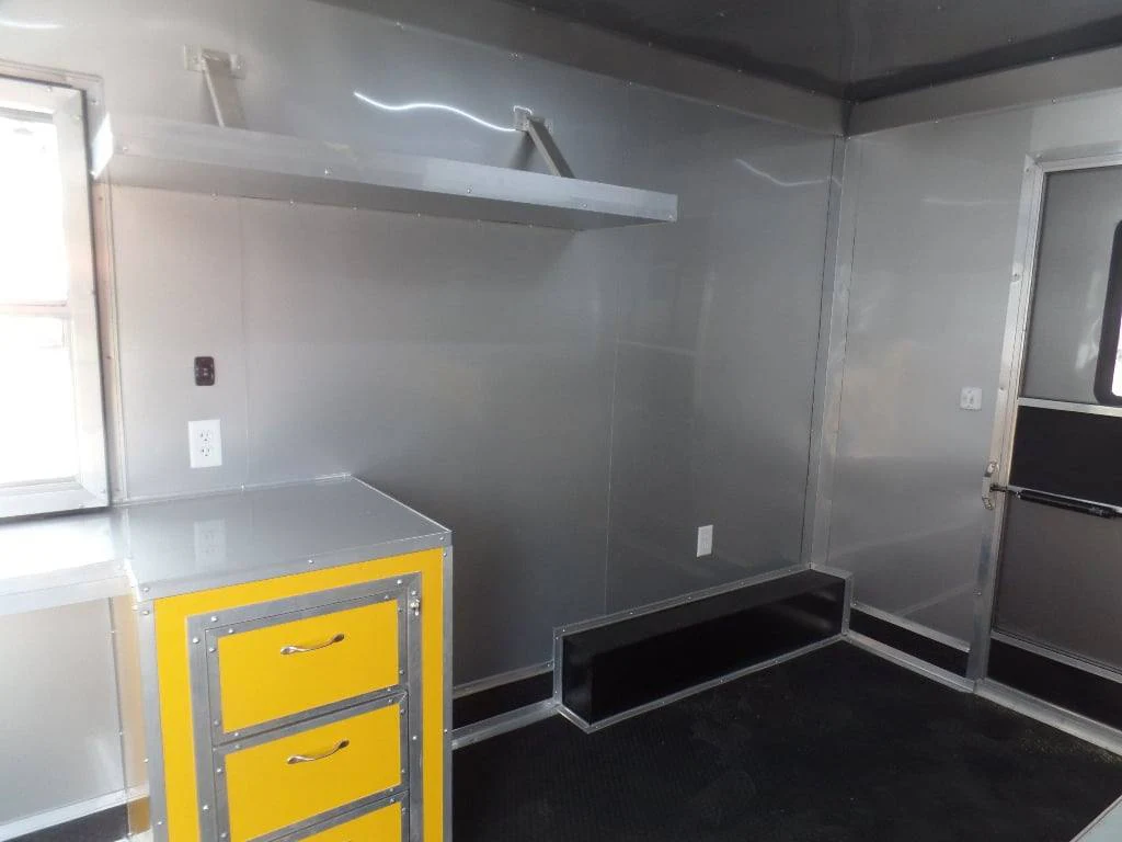 774-8.5-x-24-yellow-bbq-porch-concession-food-trailer-12.webp 8.5' x 24' Yellow BBQ Porch Concession Food Trailer