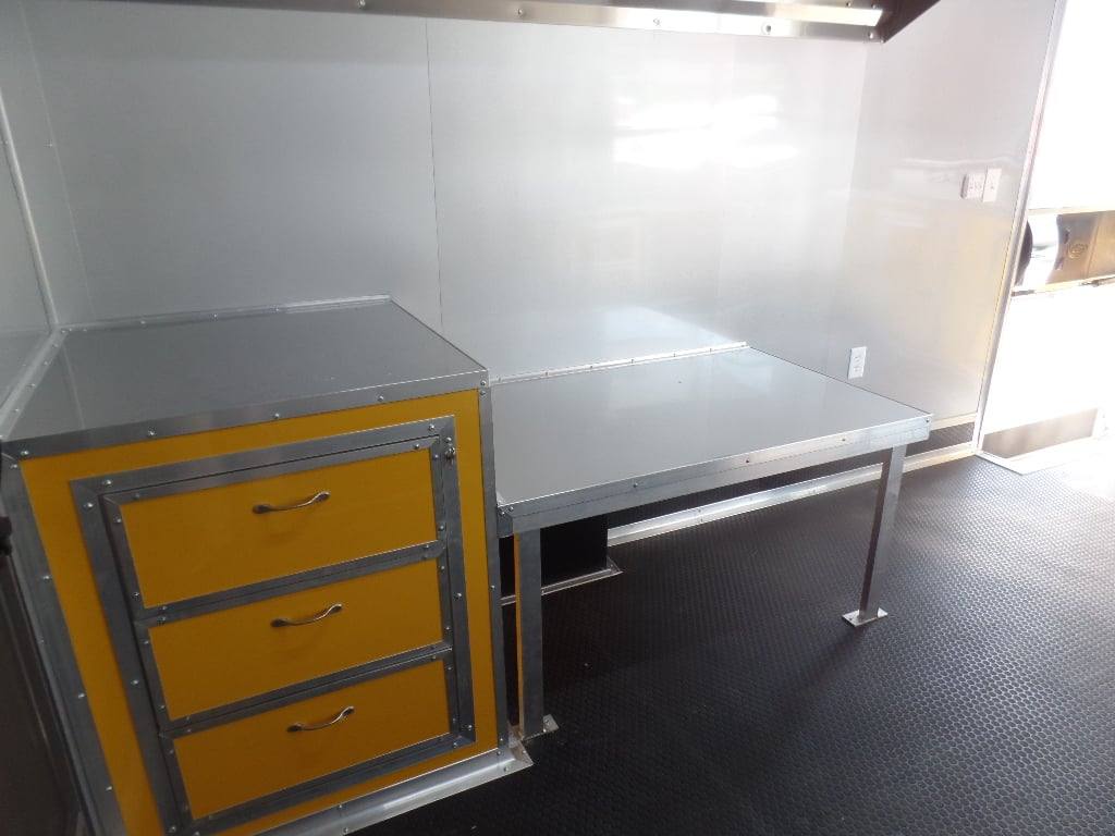 774-8.5-x-24-yellow-bbq-porch-concession-food-trailer-22.jpg 8.5' x 24' Yellow BBQ Porch Concession Food Trailer