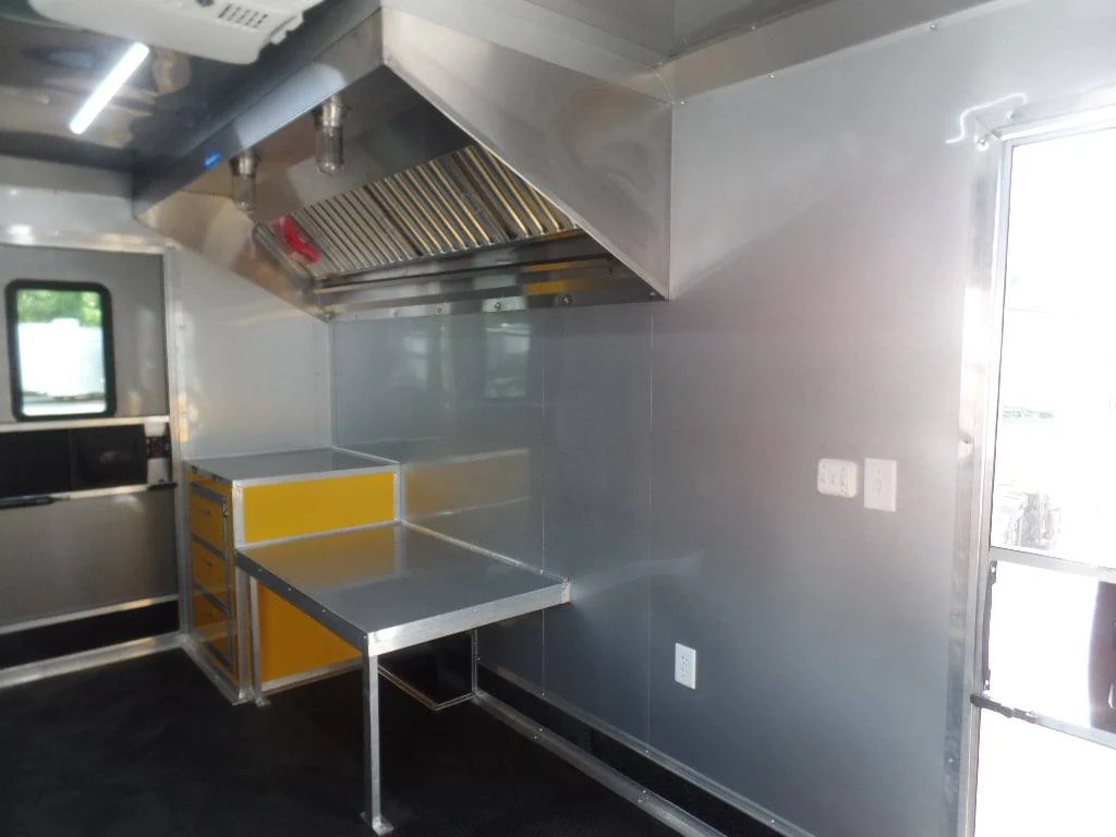 774-8.5-x-24-yellow-bbq-porch-concession-food-trailer-27.webp 8.5' x 24' Yellow BBQ Porch Concession Food Trailer