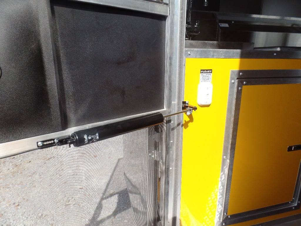 774-8.5-x-24-yellow-bbq-porch-concession-food-trailer-9.jpg 8.5' x 24' Yellow BBQ Porch Concession Food Trailer