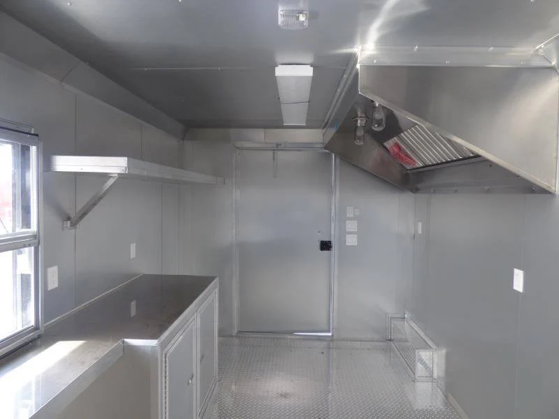 775-8.5-x-24-yellow-catering-bbq-event-concession-food-trailer-15.webp 8.5' x 24' Yellow Catering BBQ Event Concession Food Trailer