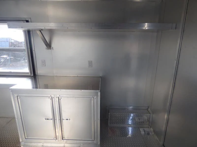 775-8.5-x-24-yellow-catering-bbq-event-concession-food-trailer-2.webp 8.5' x 24' Yellow Catering BBQ Event Concession Food Trailer