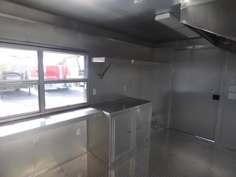 775-8.5-x-24-yellow-catering-bbq-event-concession-food-trailer-20.jpg 8.5' x 24' Yellow Catering BBQ Event Concession Food Trailer