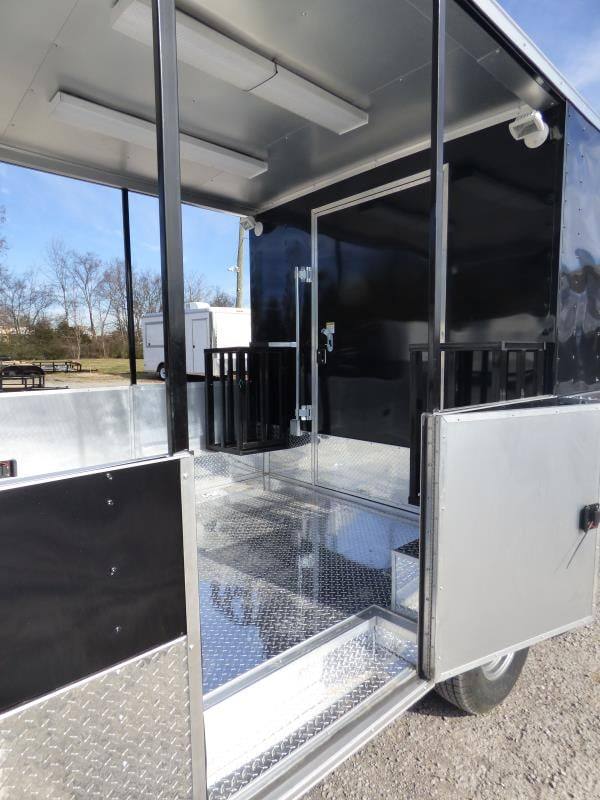 775-8.5-x-24-yellow-catering-bbq-event-concession-food-trailer-27.jpg 8.5' x 24' Yellow Catering BBQ Event Concession Food Trailer