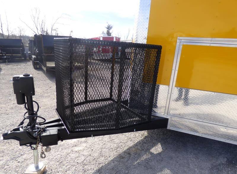 775-8.5-x-24-yellow-catering-bbq-event-concession-food-trailer-28.jpg 8.5' x 24' Yellow Catering BBQ Event Concession Food Trailer