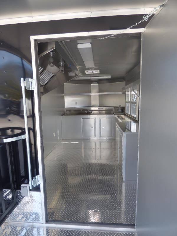 775-8.5-x-24-yellow-catering-bbq-event-concession-food-trailer-40.jpg 8.5' x 24' Yellow Catering BBQ Event Concession Food Trailer