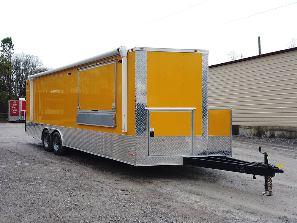 776-8.5-x-24-yellow-food-concessions-trailer-with-appliances-11.jpg 8.5' x 24' Yellow Food Concessions Trailer With Appliances