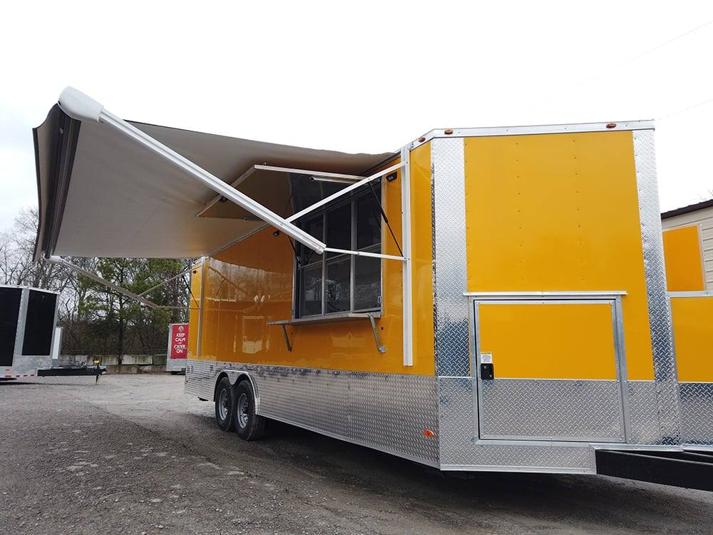 776-8.5-x-24-yellow-food-concessions-trailer-with-appliances-13.jpg 8.5' x 24' Yellow Food Concessions Trailer With Appliances