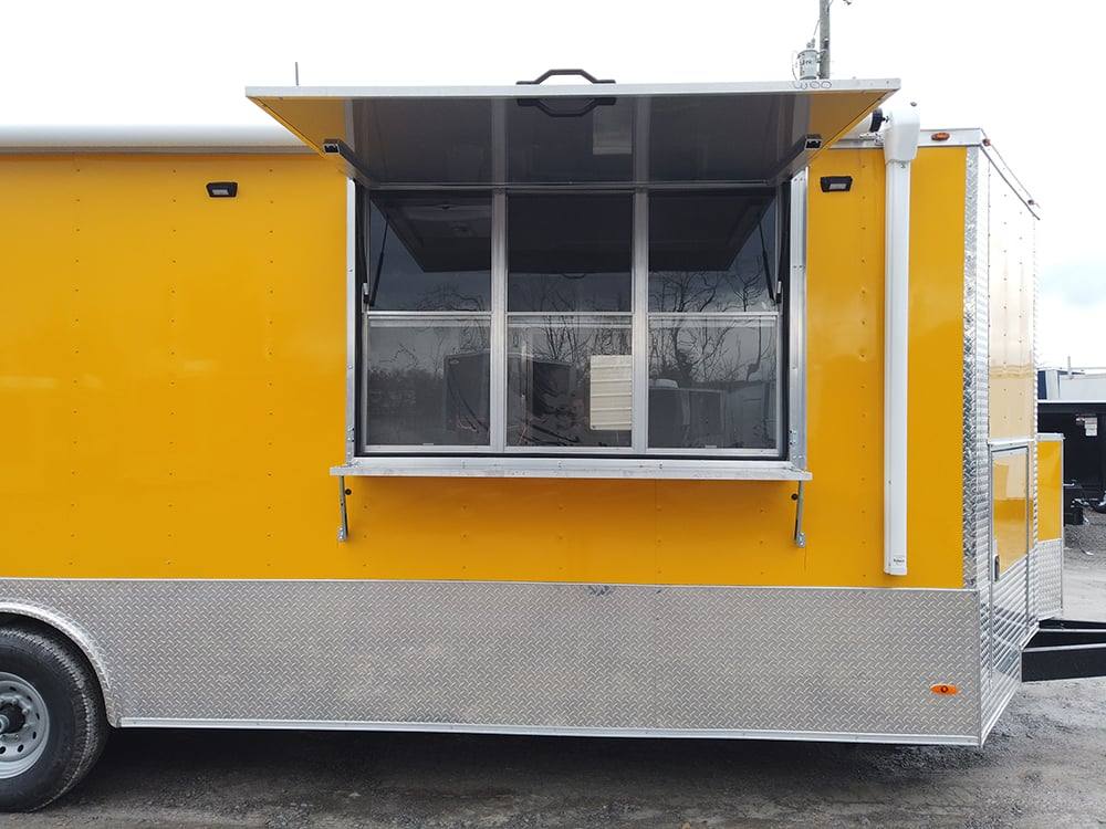 776-8.5-x-24-yellow-food-concessions-trailer-with-appliances-14.jpg 8.5' x 24' Yellow Food Concessions Trailer With Appliances