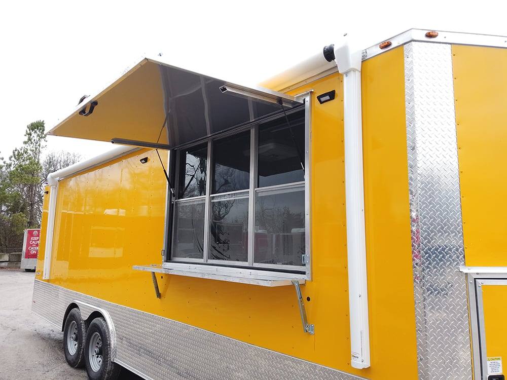 776-8.5-x-24-yellow-food-concessions-trailer-with-appliances-16.jpg 8.5' x 24' Yellow Food Concessions Trailer With Appliances