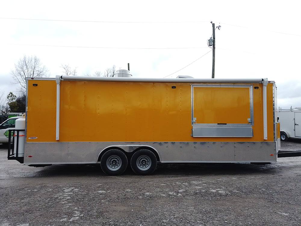 776-8.5-x-24-yellow-food-concessions-trailer-with-appliances-18.jpg 8.5' x 24' Yellow Food Concessions Trailer With Appliances
