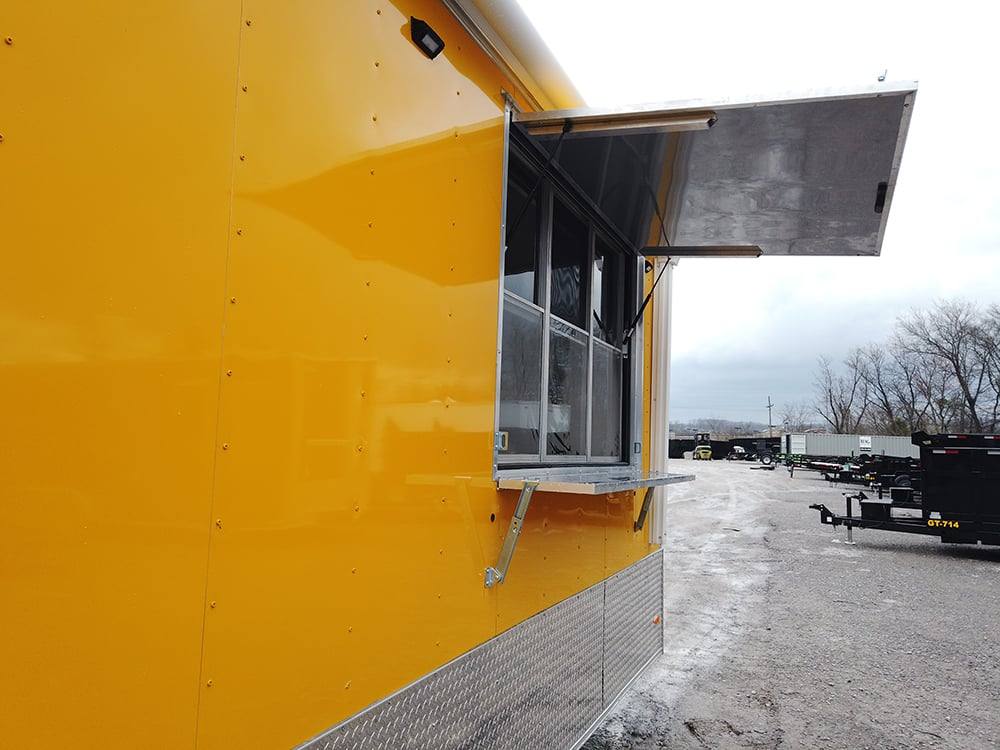 776-8.5-x-24-yellow-food-concessions-trailer-with-appliances-24.jpg 8.5' x 24' Yellow Food Concessions Trailer With Appliances