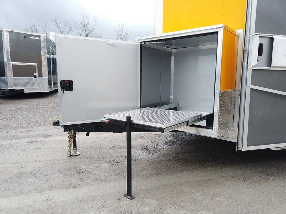 776-8.5-x-24-yellow-food-concessions-trailer-with-appliances-28.jpg 8.5' x 24' Yellow Food Concessions Trailer With Appliances