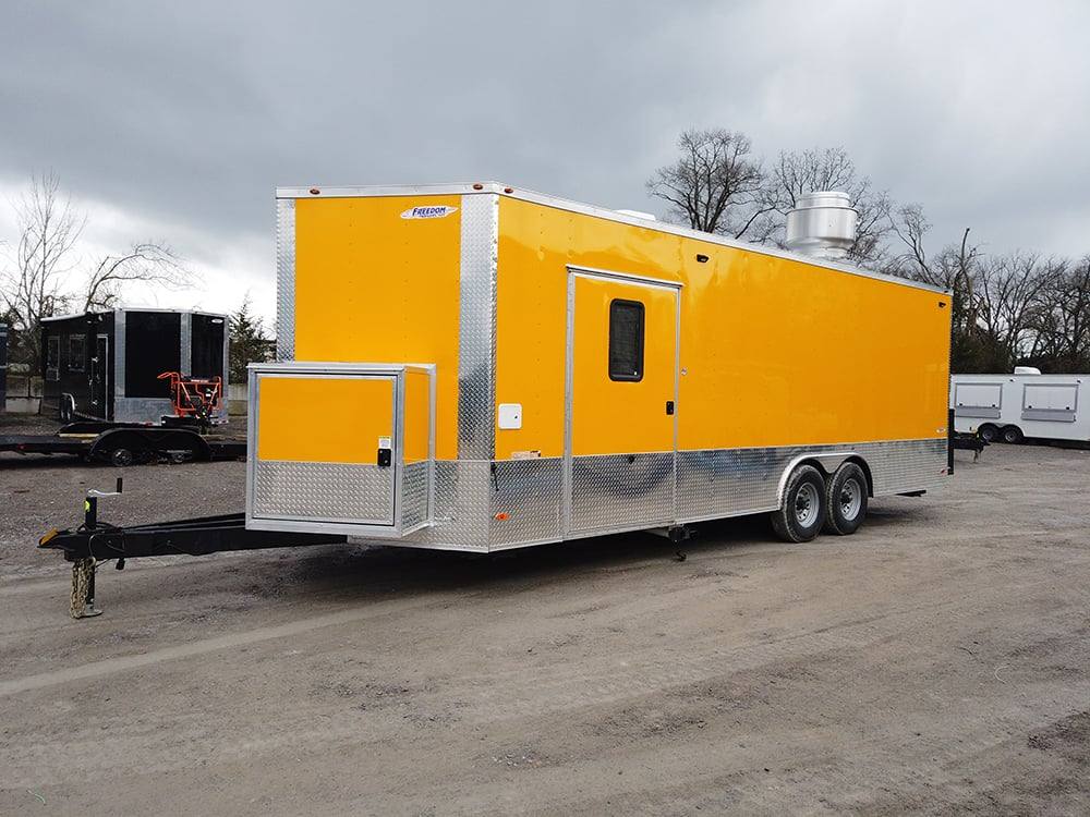 776-8.5-x-24-yellow-food-concessions-trailer-with-appliances-29.jpg 8.5' x 24' Yellow Food Concessions Trailer With Appliances