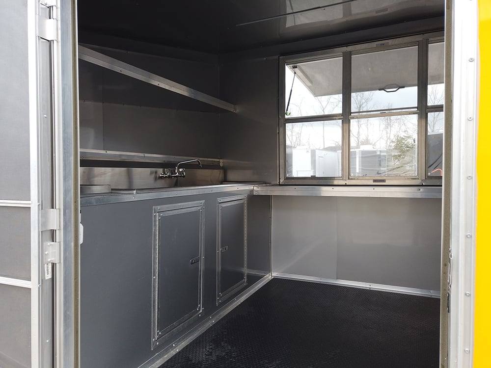 776-8.5-x-24-yellow-food-concessions-trailer-with-appliances-6.jpg 8.5' x 24' Yellow Food Concessions Trailer With Appliances