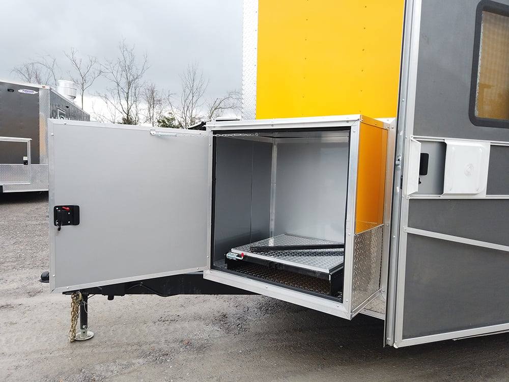 776-8.5-x-24-yellow-food-concessions-trailer-with-appliances-9.jpg 8.5' x 24' Yellow Food Concessions Trailer With Appliances