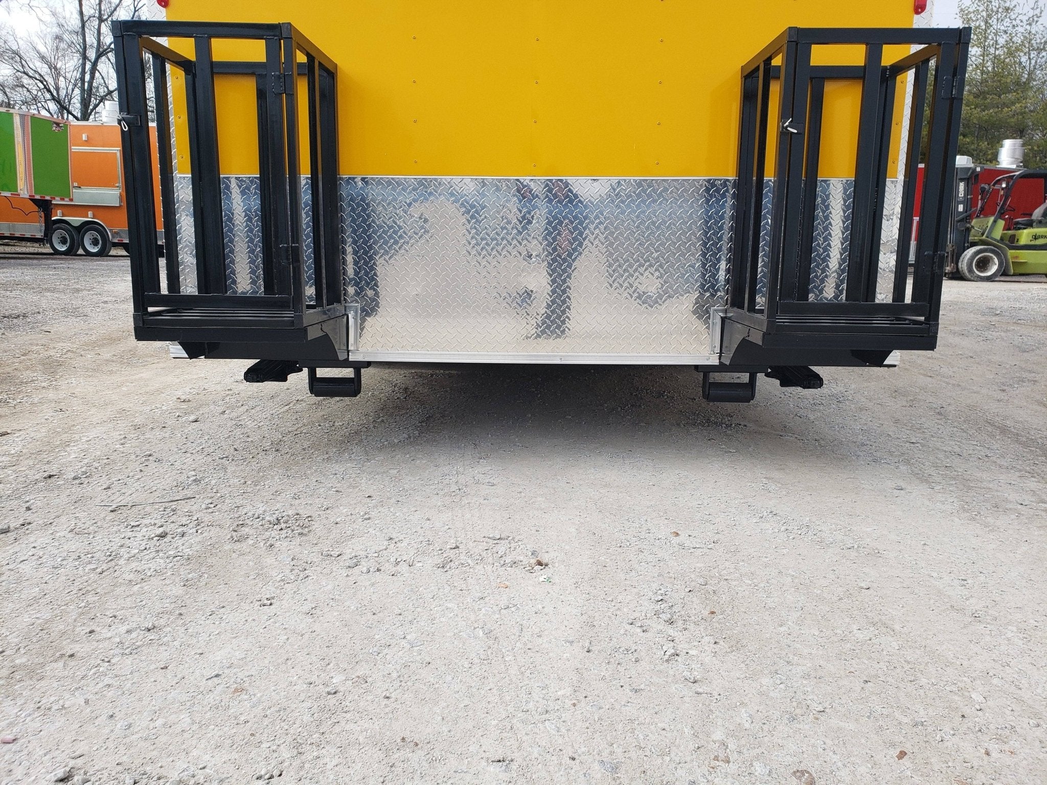 777-8.5-x-24-yellow-food-vending-concession-trailer-18.jpg 8.5' x 24' Yellow Food Vending Concession Trailer