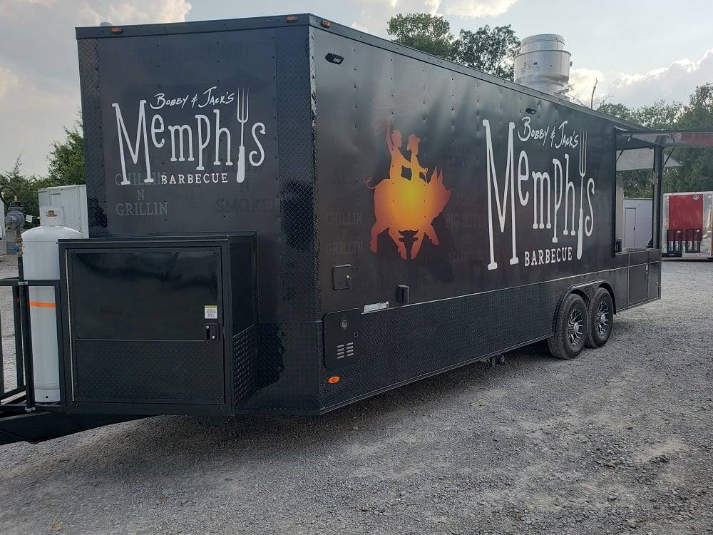778-8.5-x-25-black-bbq-porch-style-concession-food-trailer-with-appliances-16.jpg 8.5' x 25' Black BBQ Porch Style Concession Food Trailer With Appliances