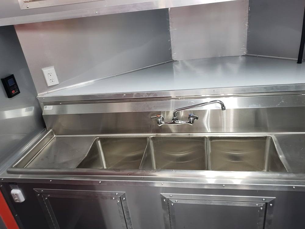 778-8.5-x-25-black-bbq-porch-style-concession-food-trailer-with-appliances-19.jpg 8.5' x 25' Black BBQ Porch Style Concession Food Trailer With Appliances