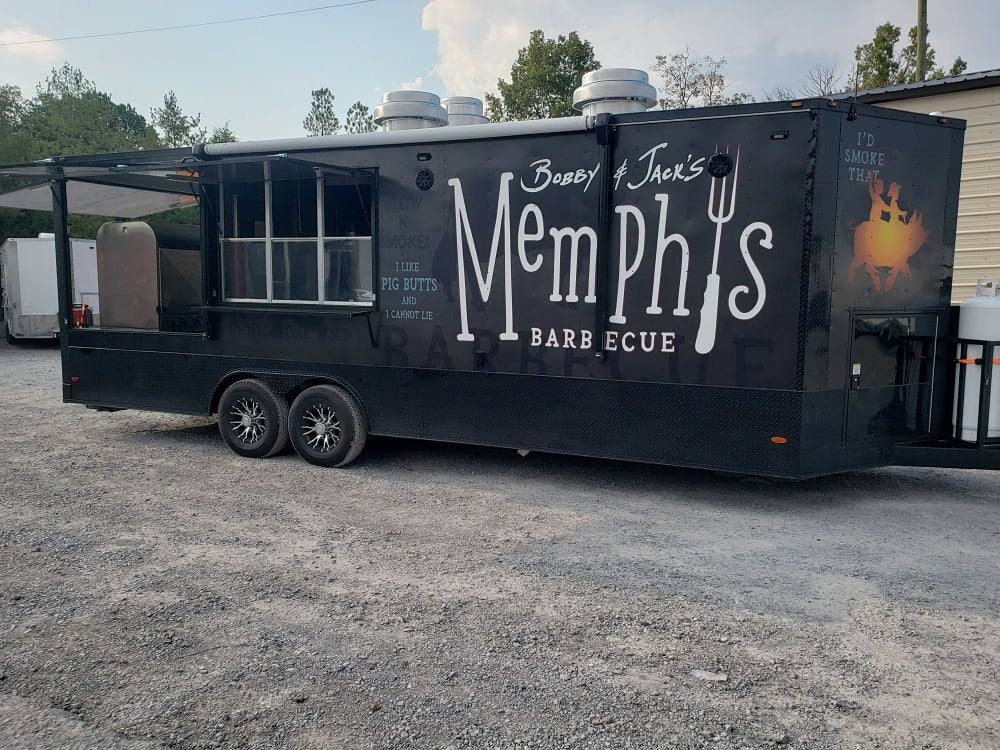 778-8.5-x-25-black-bbq-porch-style-concession-food-trailer-with-appliances-2.jpg 8.5' x 25' Black BBQ Porch Style Concession Food Trailer With Appliances