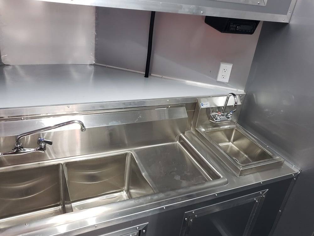 778-8.5-x-25-black-bbq-porch-style-concession-food-trailer-with-appliances-24.jpg 8.5' x 25' Black BBQ Porch Style Concession Food Trailer With Appliances