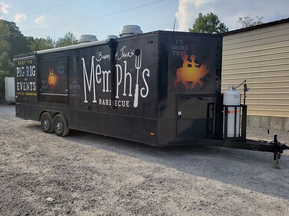 778-8.5-x-25-black-bbq-porch-style-concession-food-trailer-with-appliances-44.jpg 8.5' x 25' Black BBQ Porch Style Concession Food Trailer With Appliances