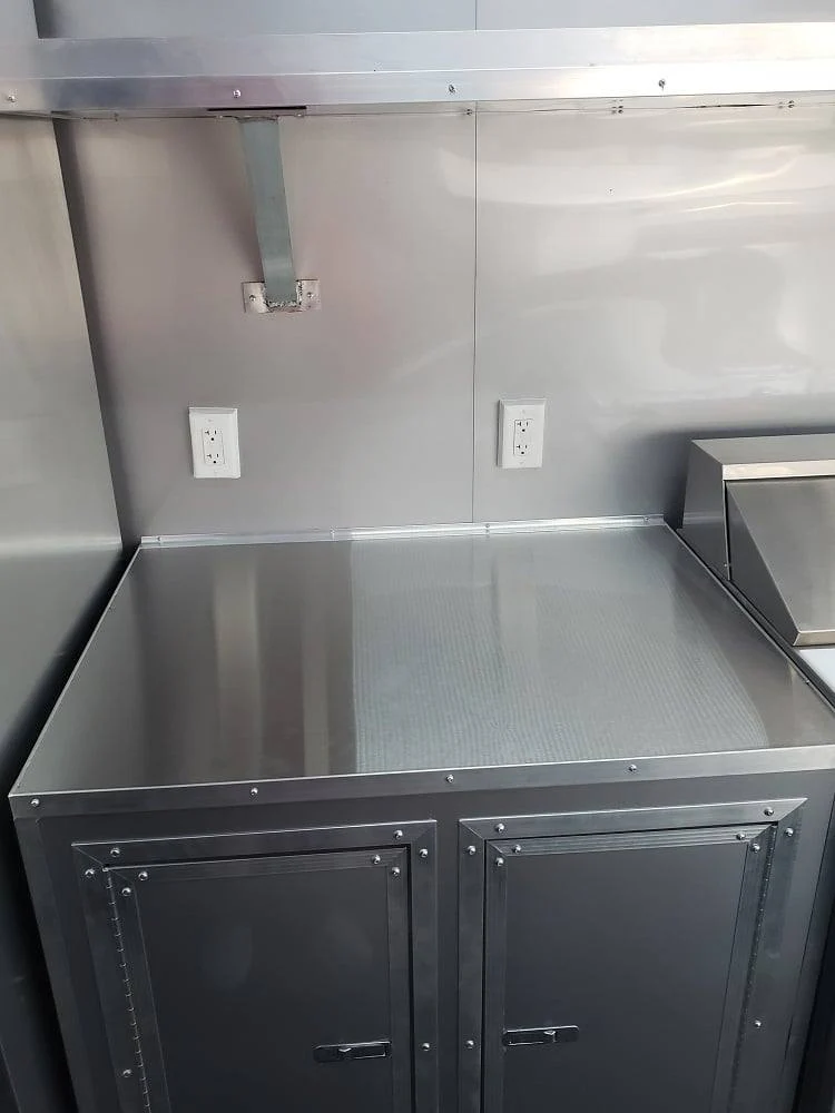 778-8.5-x-25-black-bbq-porch-style-concession-food-trailer-with-appliances-51.webp 8.5' x 25' Black BBQ Porch Style Concession Food Trailer With Appliances