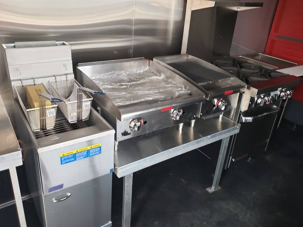 778-8.5-x-25-black-bbq-porch-style-concession-food-trailer-with-appliances-55.jpg 8.5' x 25' Black BBQ Porch Style Concession Food Trailer With Appliances