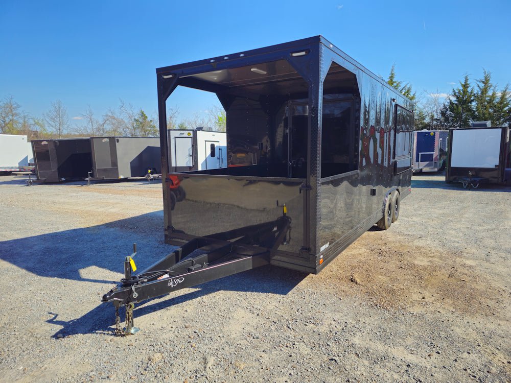 779-8.5-x-25-black-concession-trailer-food-event-catering-3.jpg 8.5' X 25' Black Concession Trailer Food Event Catering