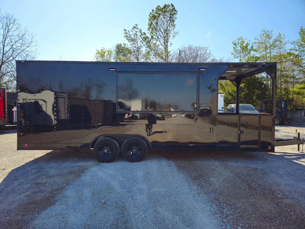 779-8.5-x-25-black-concession-trailer-food-event-catering-9.webp 8.5' X 25' Black Concession Trailer Food Event Catering