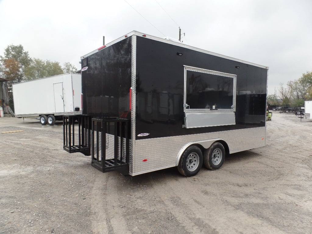 78-8.5-x-16-black-event-catering-concession-food-trailer-11.jpg 8.5' x 16' Black Event Catering Concession Food Trailer
